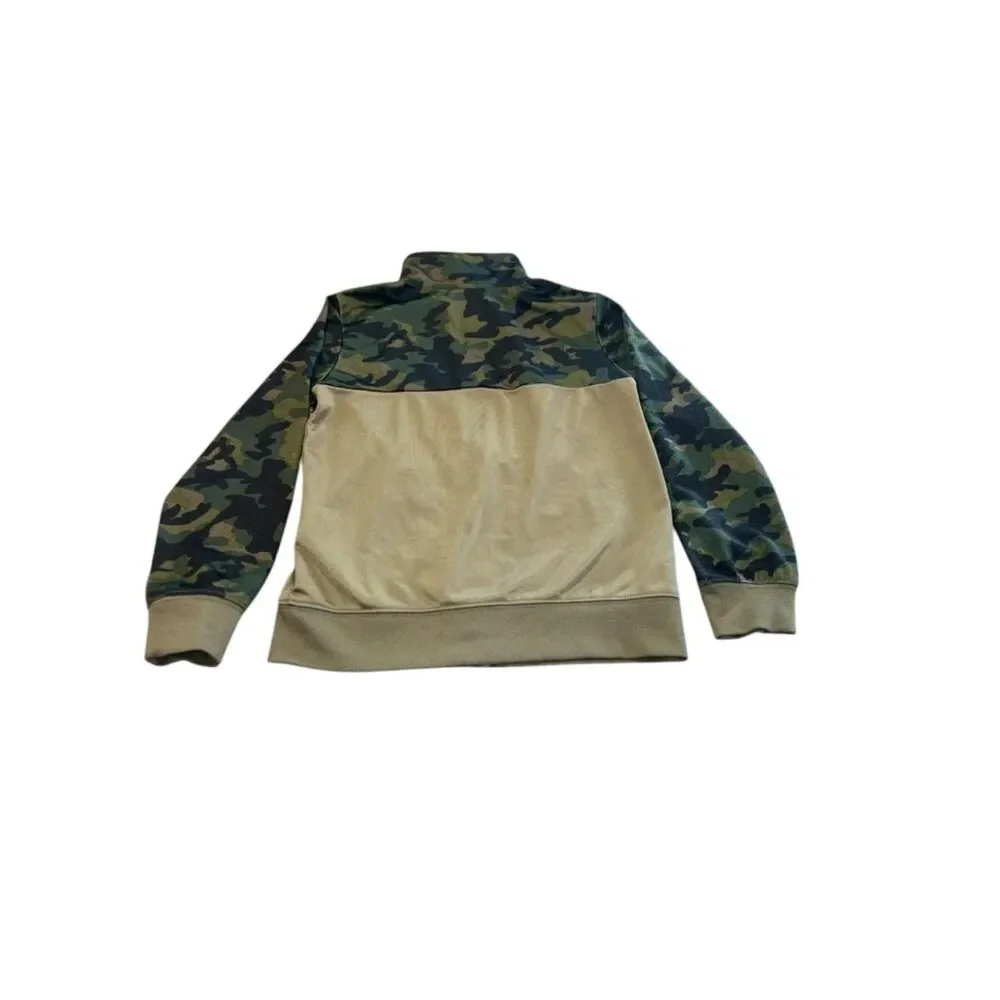 Nike Boys Tracksuit Set Camo Zip Jacket Jogger Pants Size 5-6Y Medium
